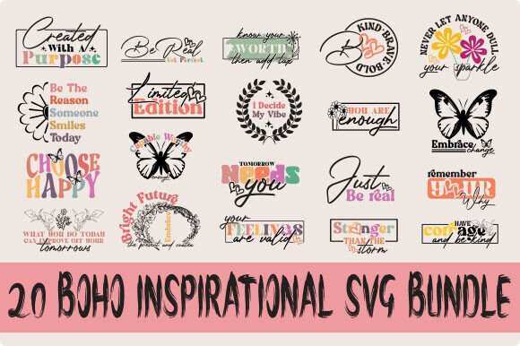 Download Boho Inspirational SVG PNG Bundle - Boho inspirational svg png bundle Collection