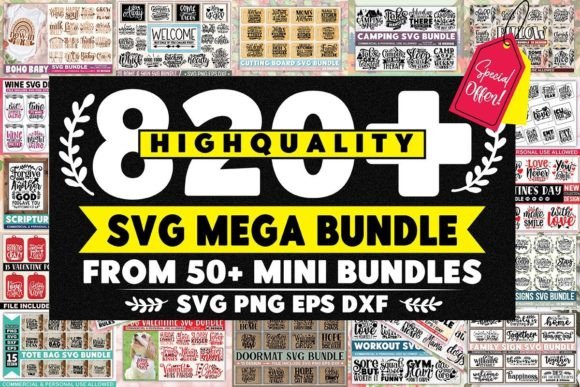 Download The Mega SVG Bundle - Premium Resources